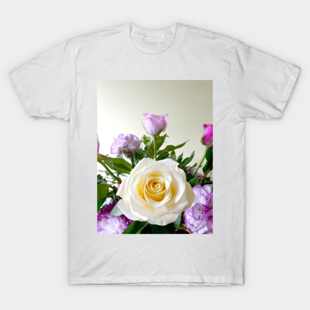 Bouquet de Roses T-Shirt by JonDelorme